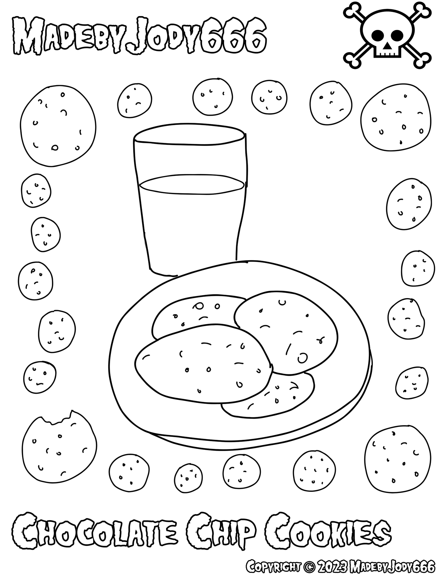 Crochet Chocolate Chip Cookie Pattern