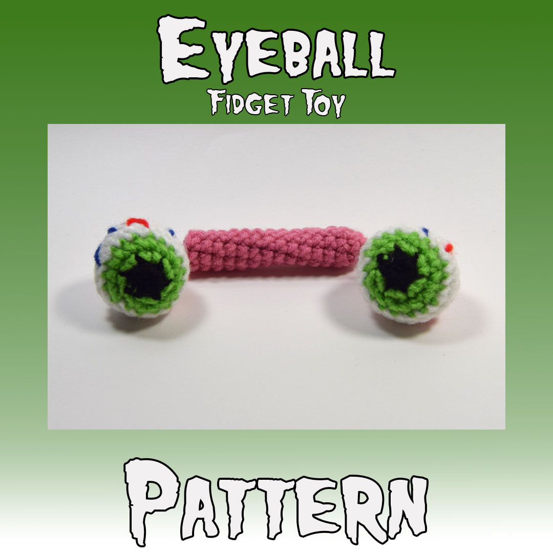 Eyeball Fidget Toy Crochet Pattern
