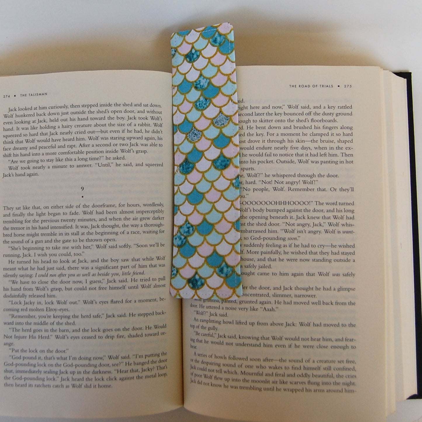 Mermaid Tail Fabric Bookmark