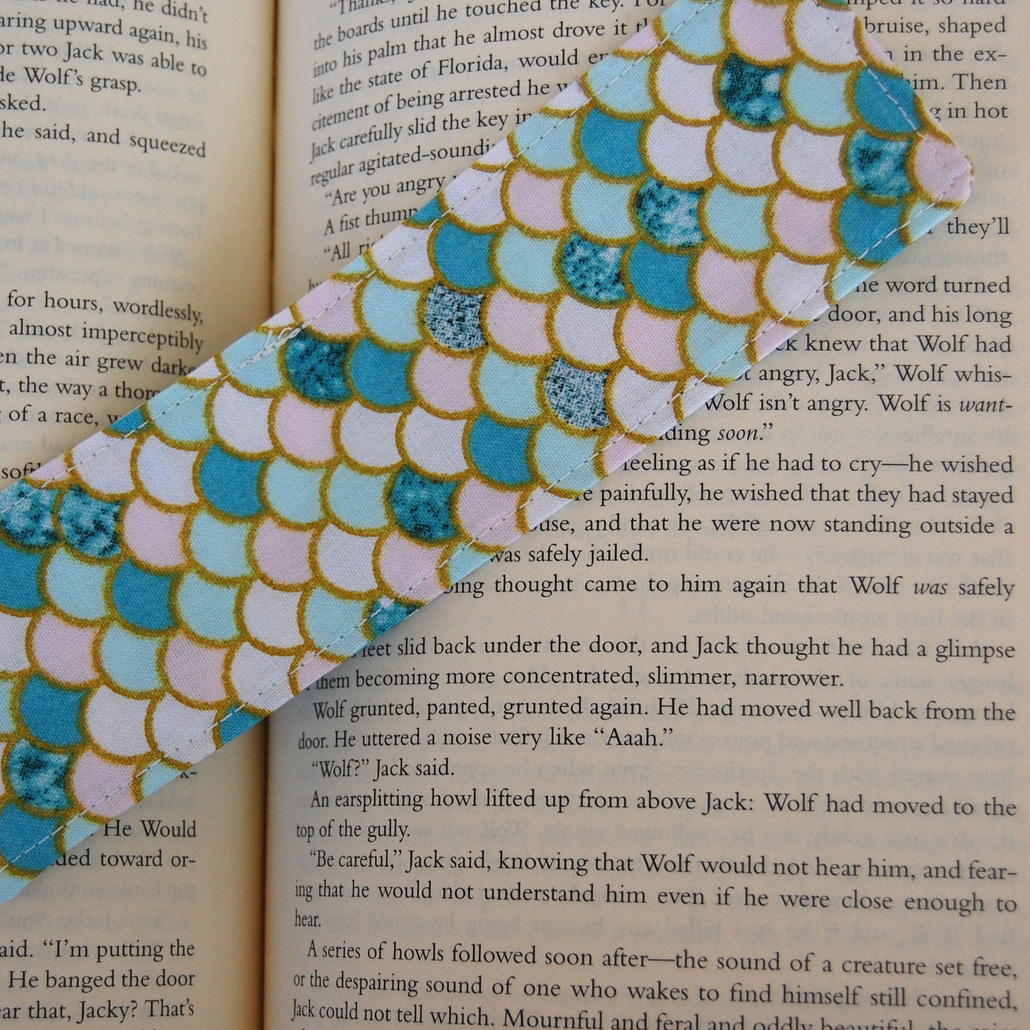 Mermaid Tail Fabric Bookmark