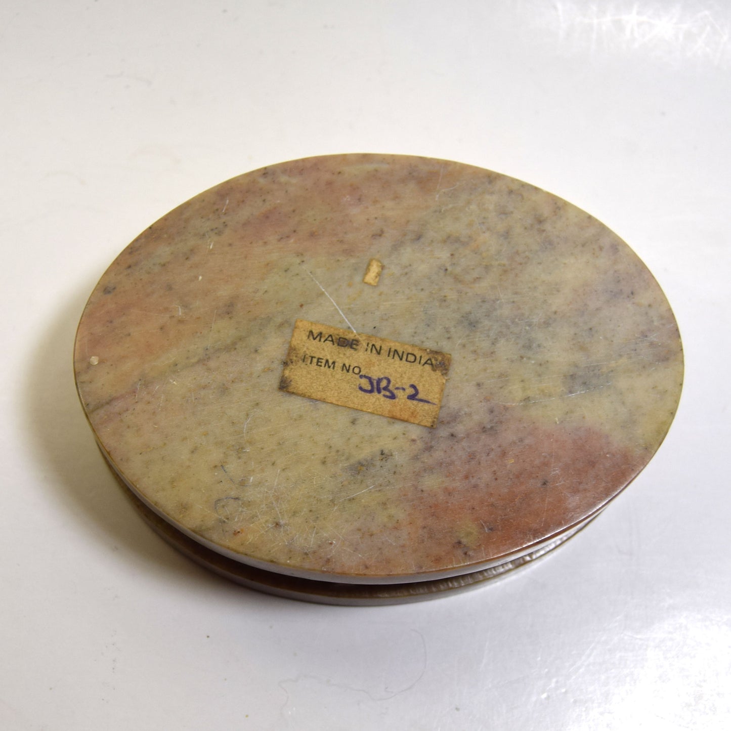 Oval Shaped Stone Box