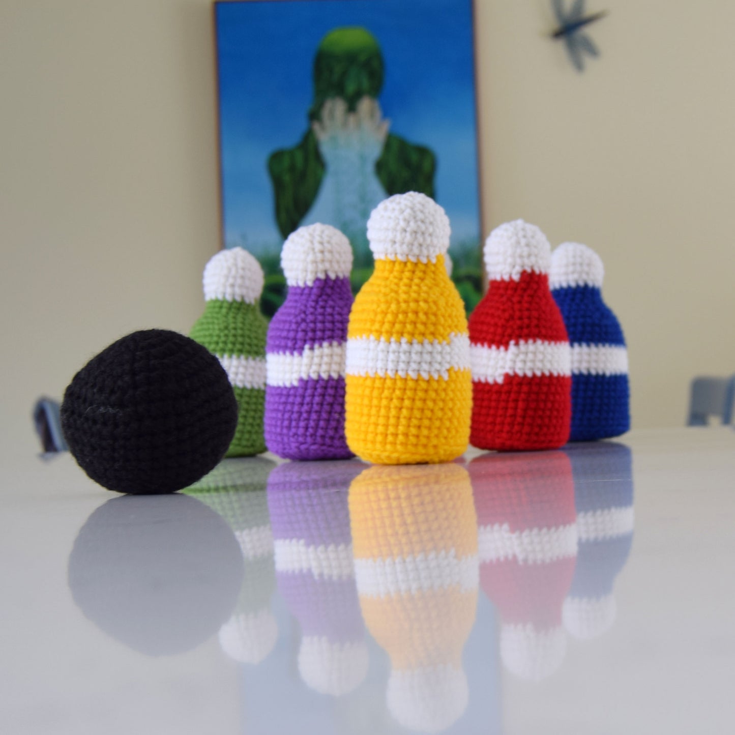 Rainbow Bowling Crochet Pattern