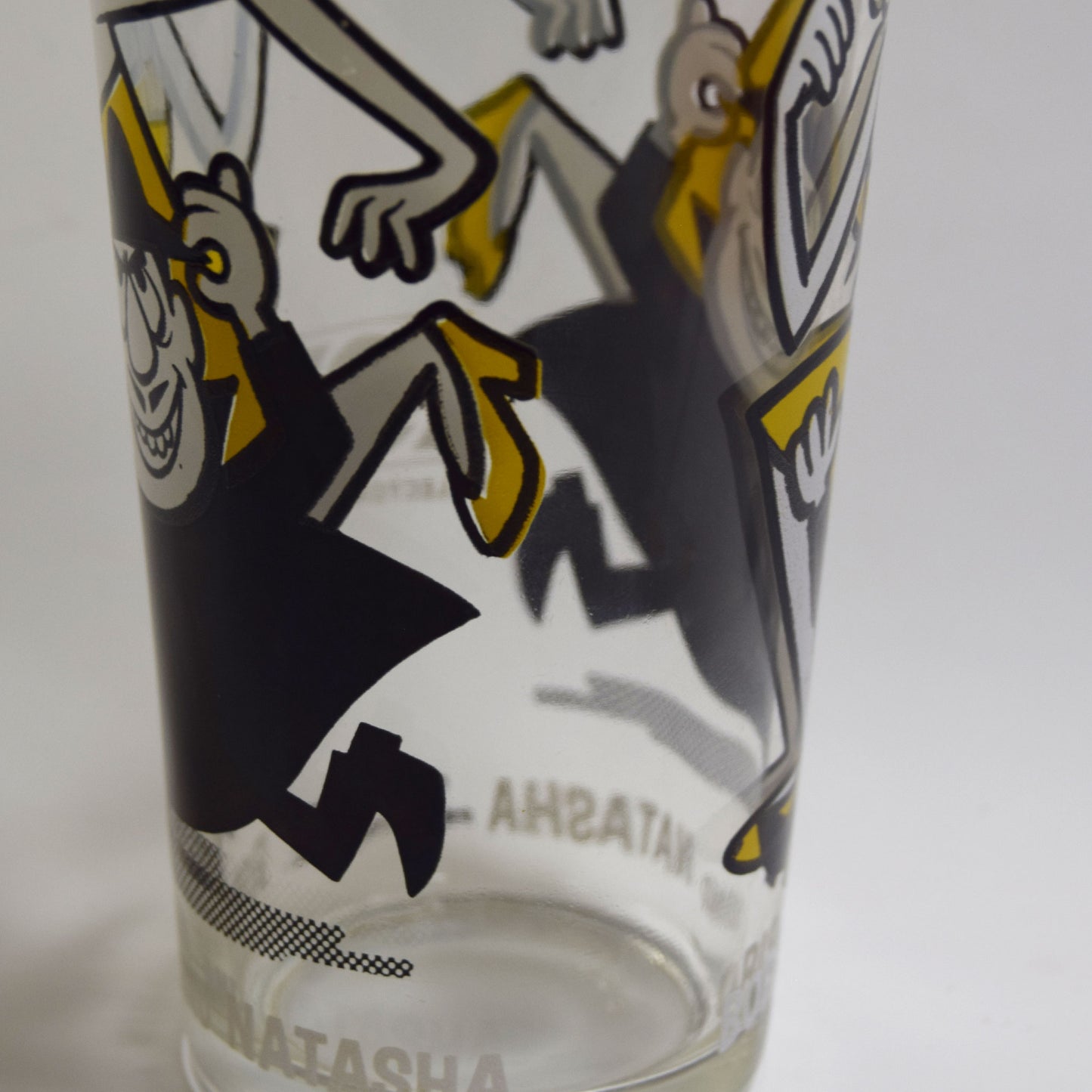 Vintage Boris and Natasha Drinking Glass (Pepsi Collector Series)