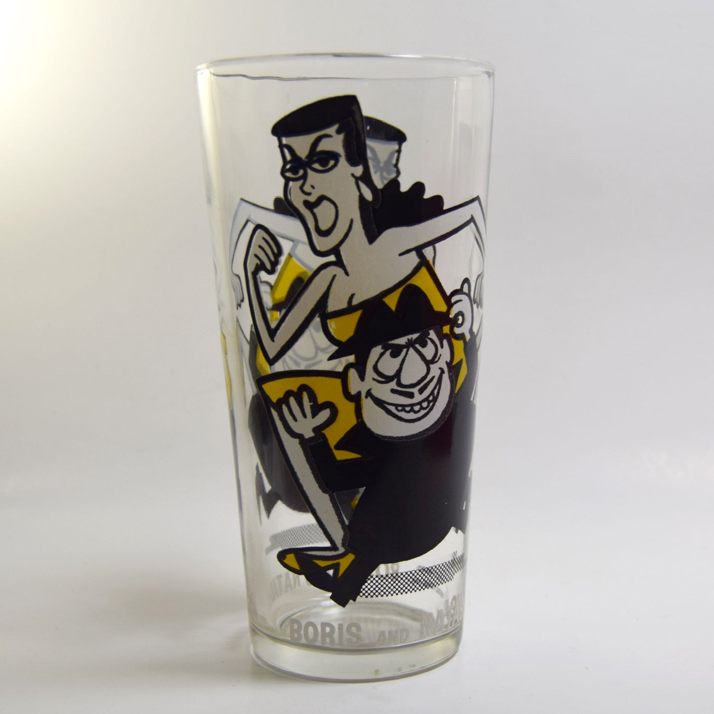 Vintage Boris and Natasha Drinking Glass (Pepsi Collector Series)