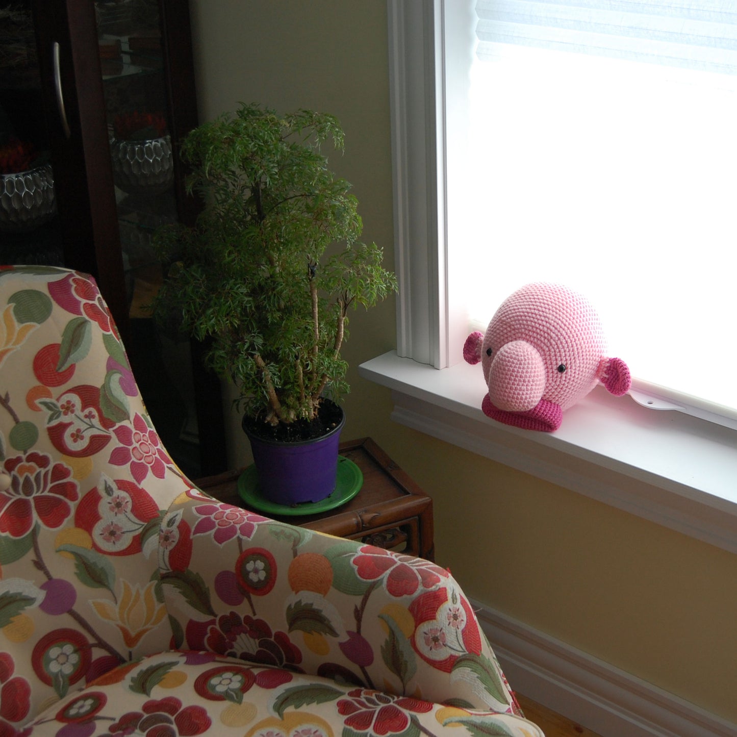 Blobfish Amigurumi Faux Taxidermy