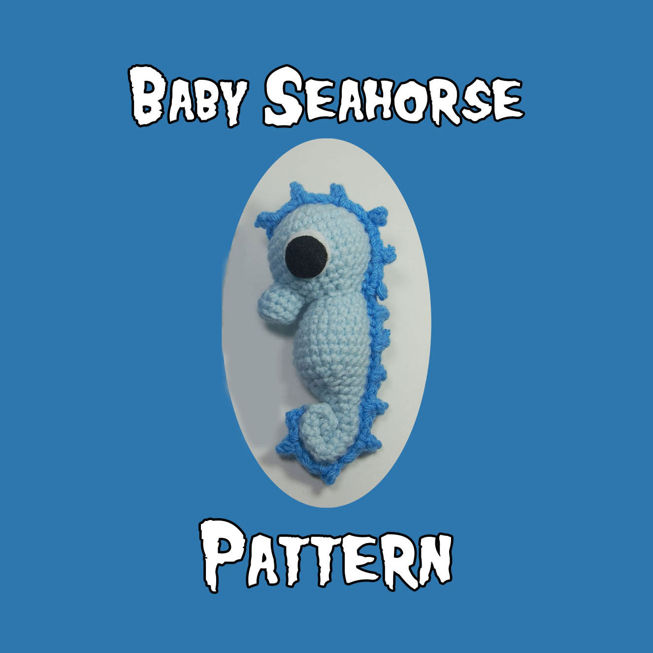 Baby Seahorse Plush Crochet Pattern