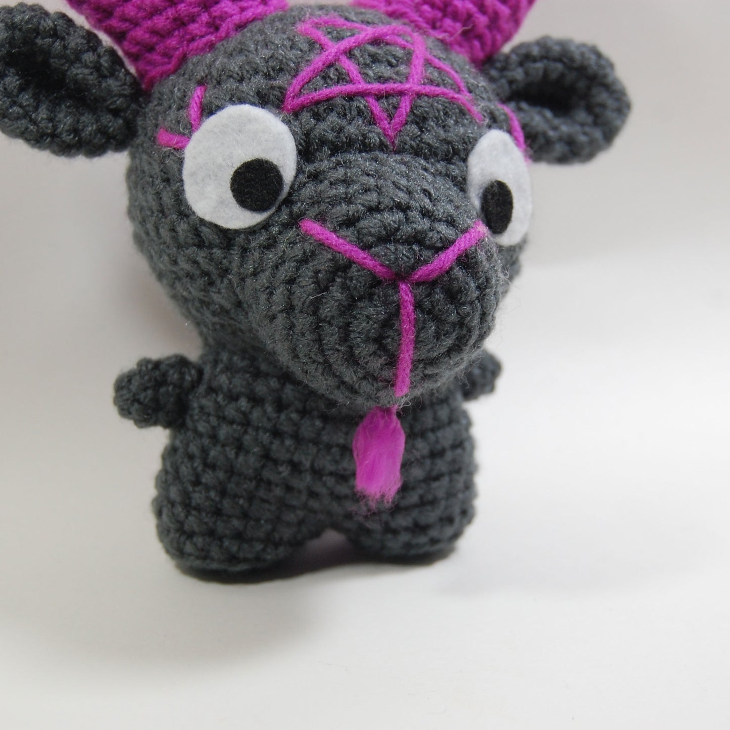 Baby Baphomet Crochet Pattern + Coloring Page