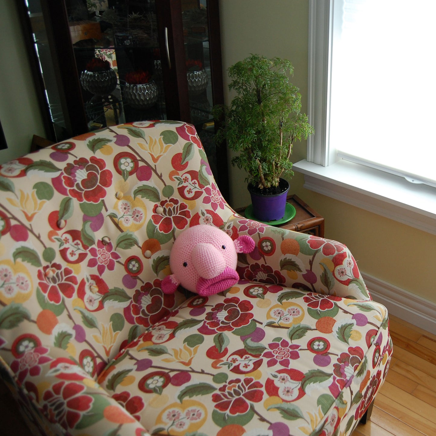 Blobfish Amigurumi Faux Taxidermy