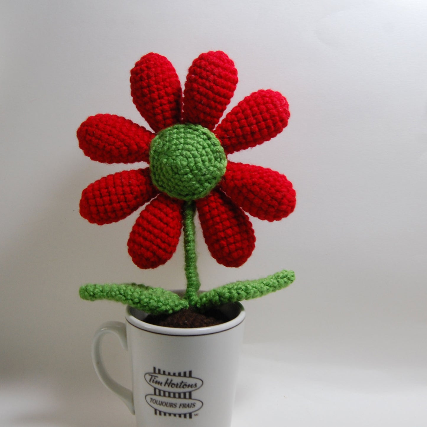 Cup of Flower Crochet Pattern