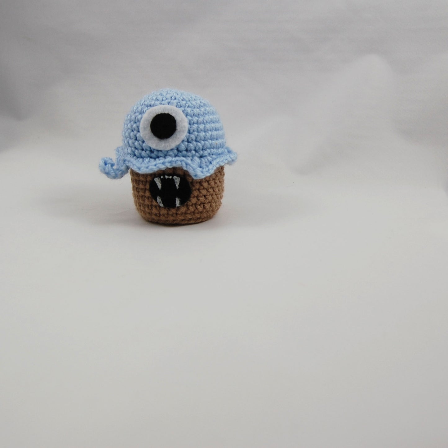 Cyclops Crochet Cupcake