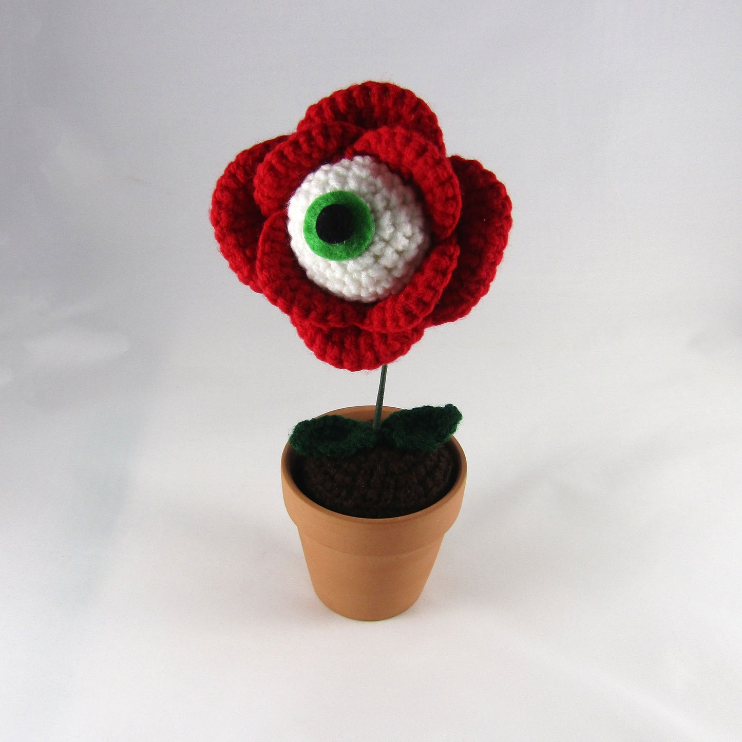 Eye Ball Rose Crochet Pattern