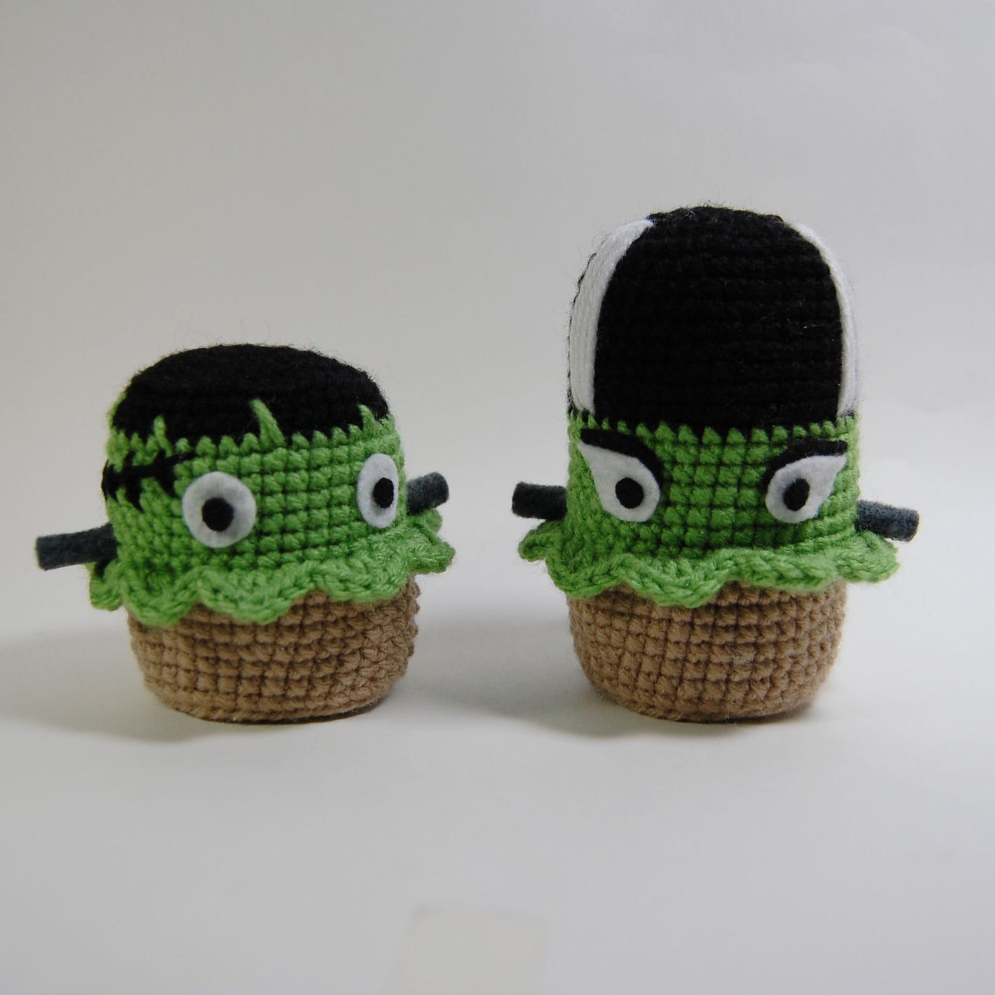 Frankenstein Crochet Cupcakes