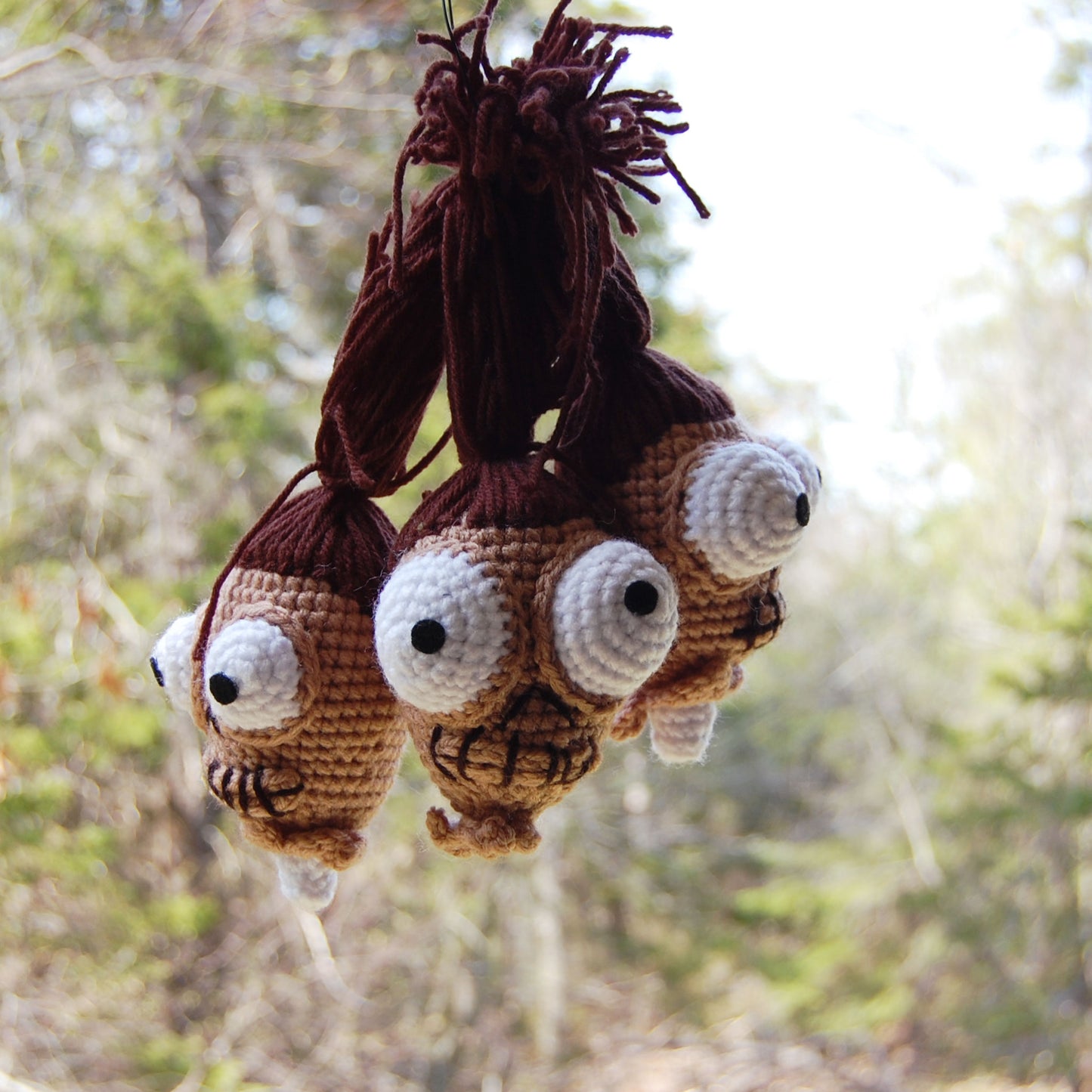 Shrunken Head Plushie (made to order)