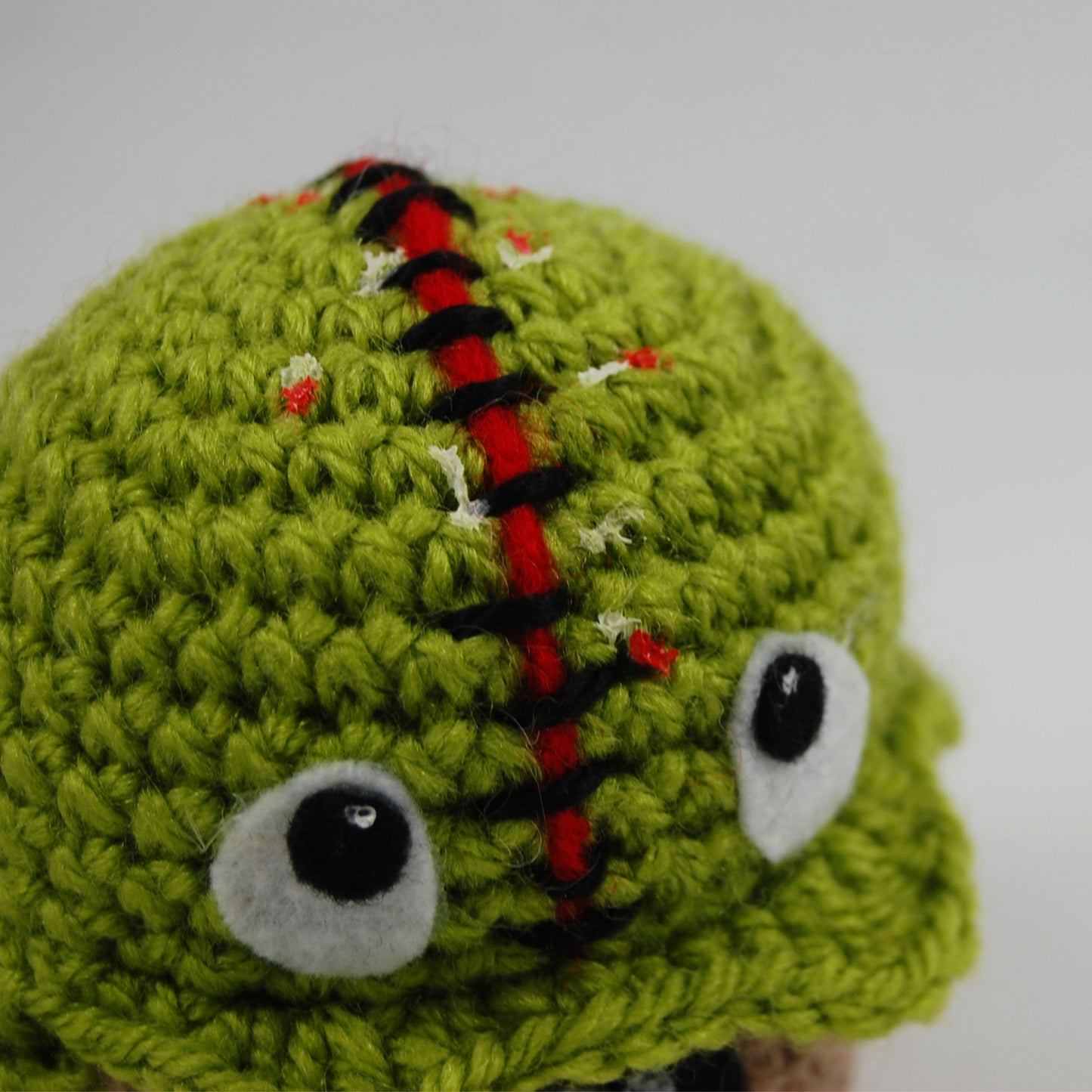 Splitting Headache Zombie Crochet Cupcake