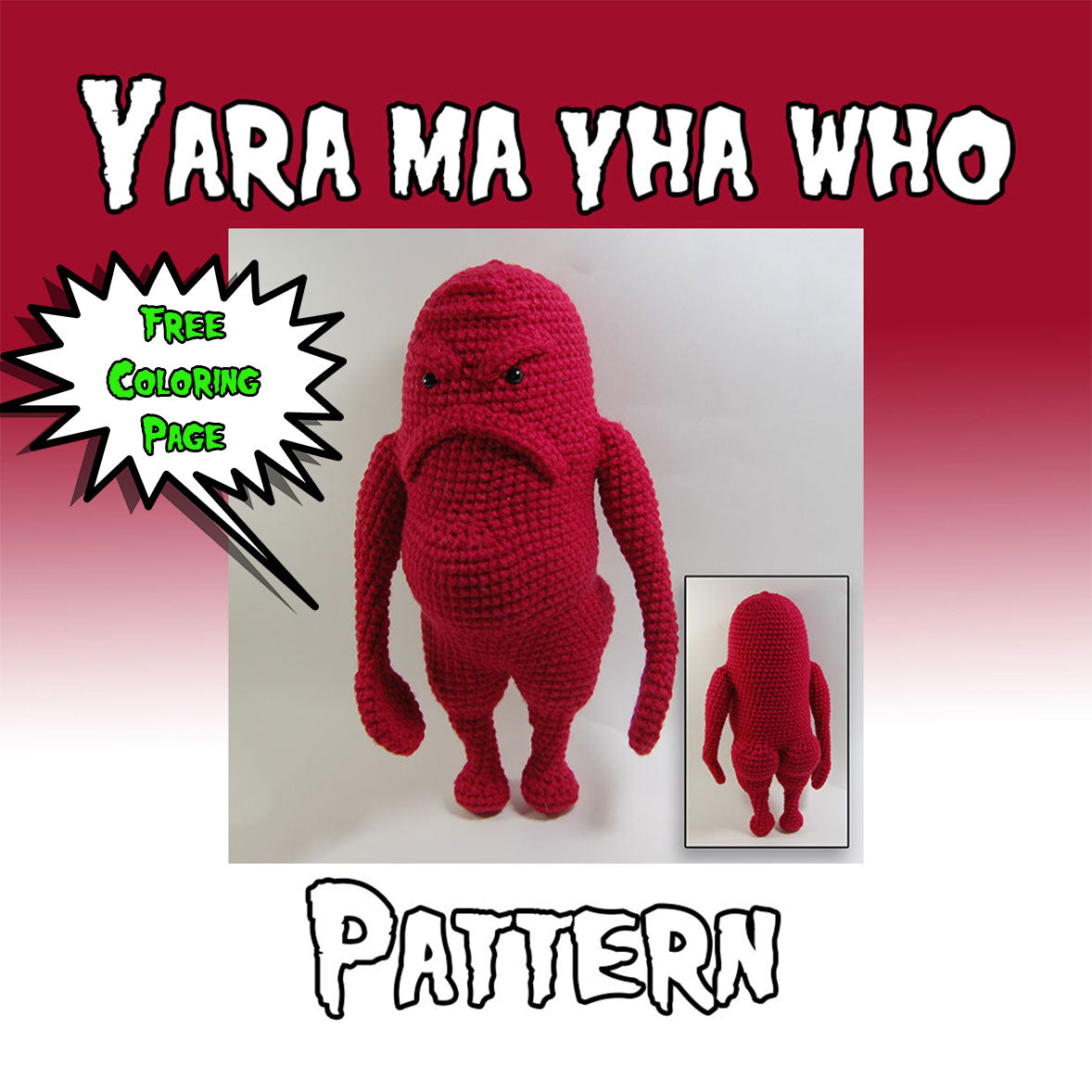 Yara ma yha who Pattern + Coloring Page