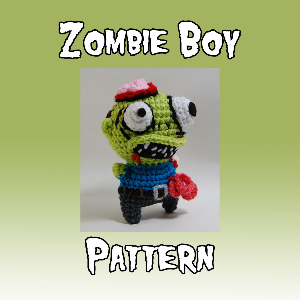 Crochet Zombie Boy Pattern