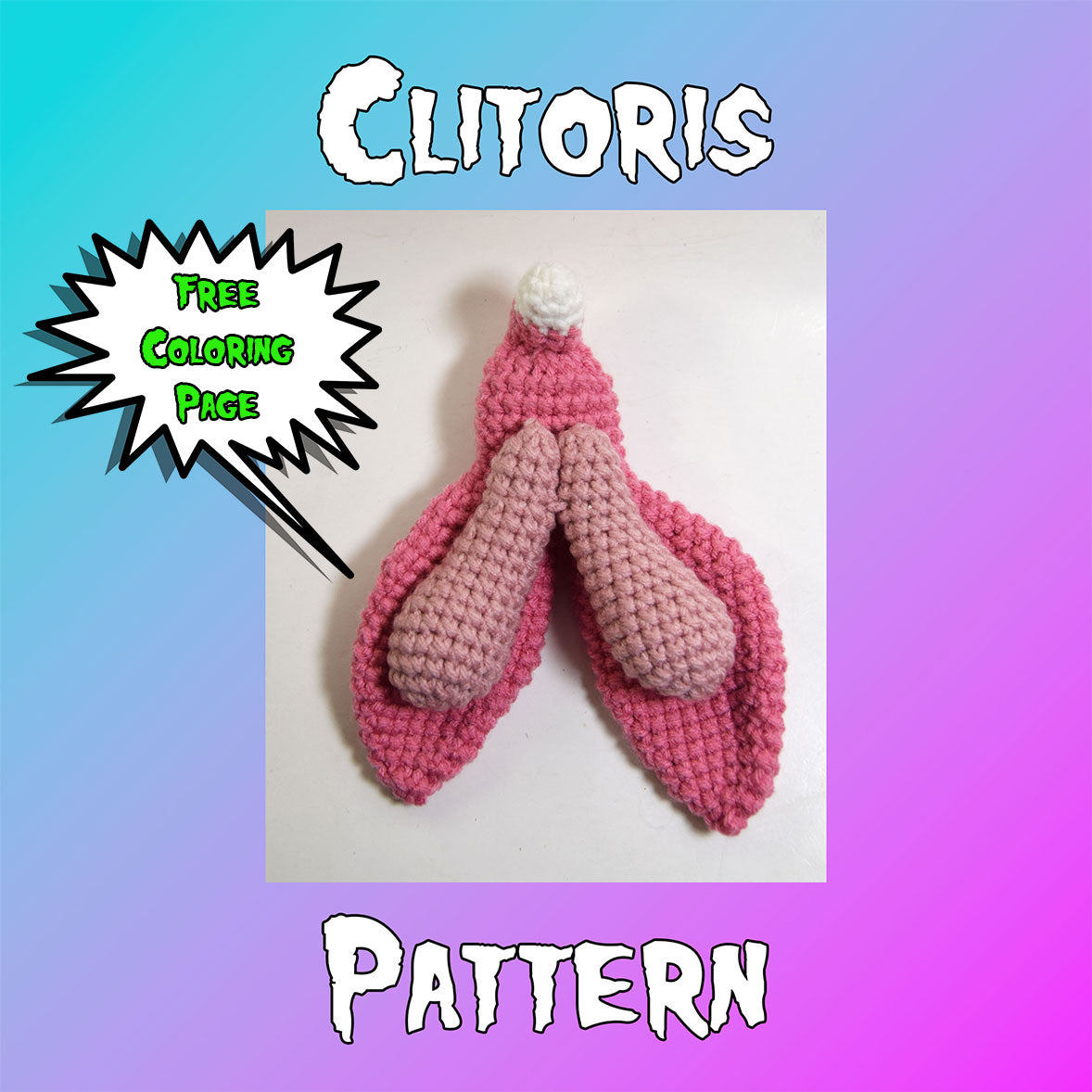 Clitoris Crochet Pattern