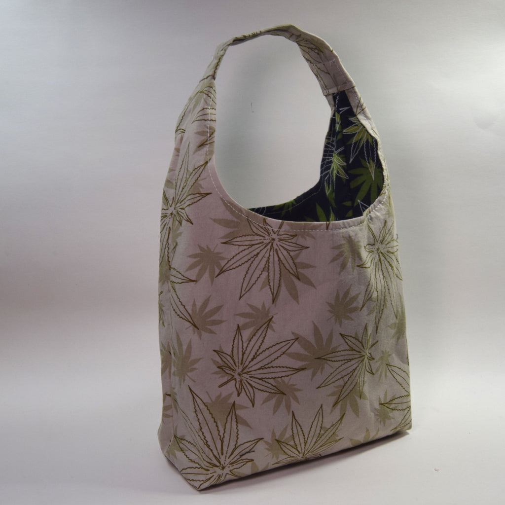 Cannabis Leaf Hobo Bag