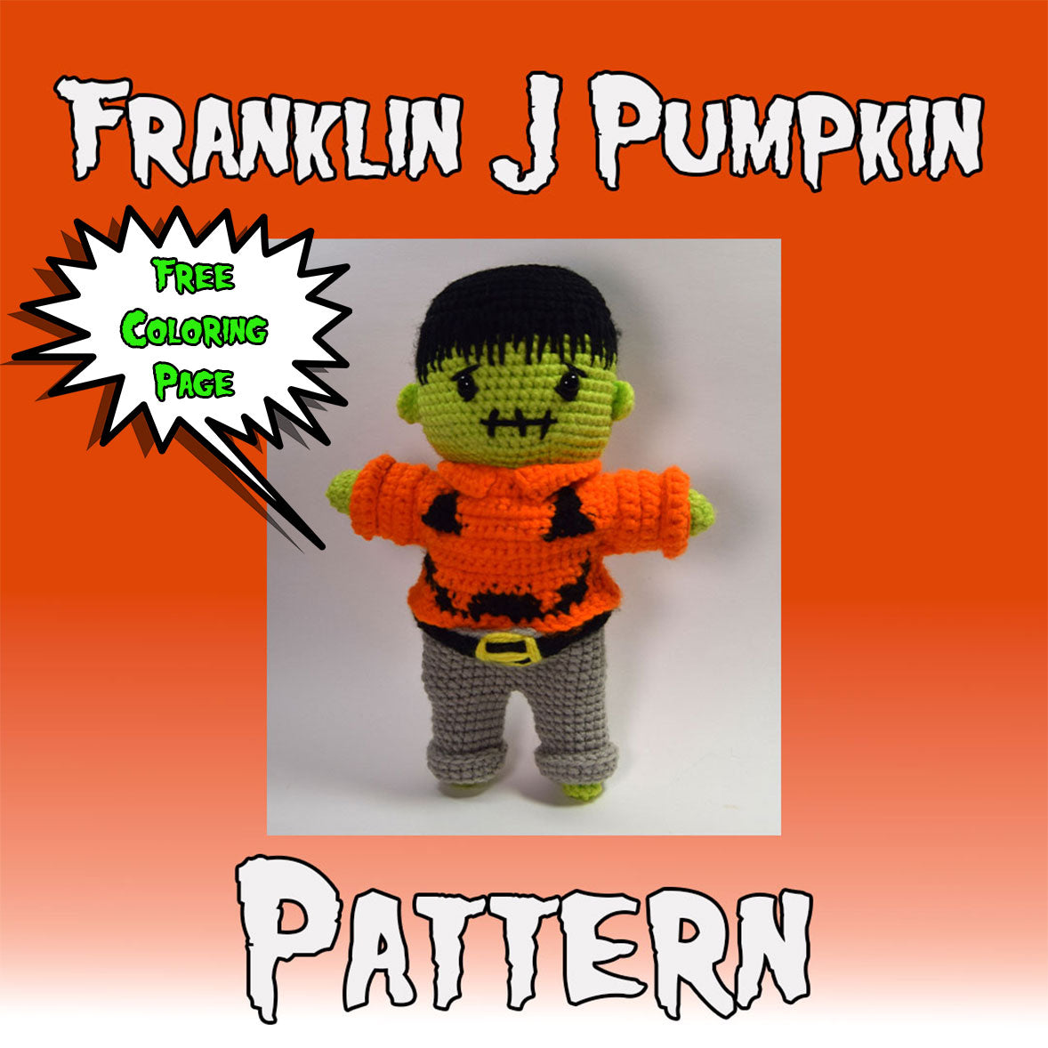 Franklin J Pumpkin crochet pattern