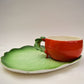 2 Holt Howard Tomato Cups & Plates