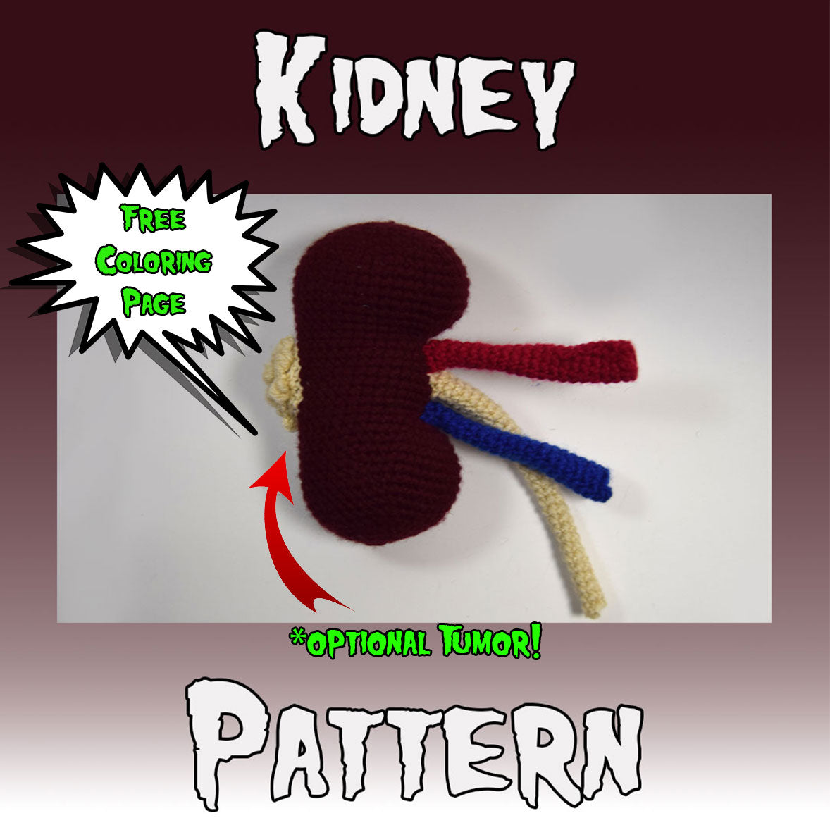 Kidney Crochet Pattern