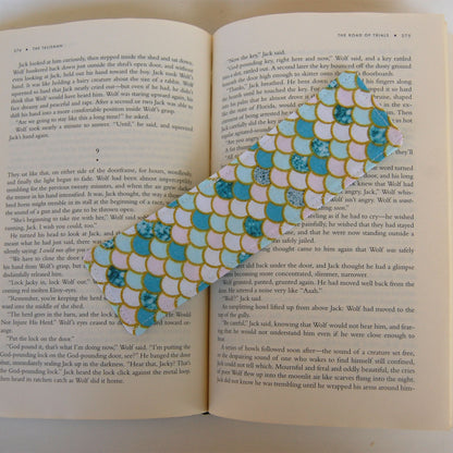 Mermaid Tail Fabric Bookmark