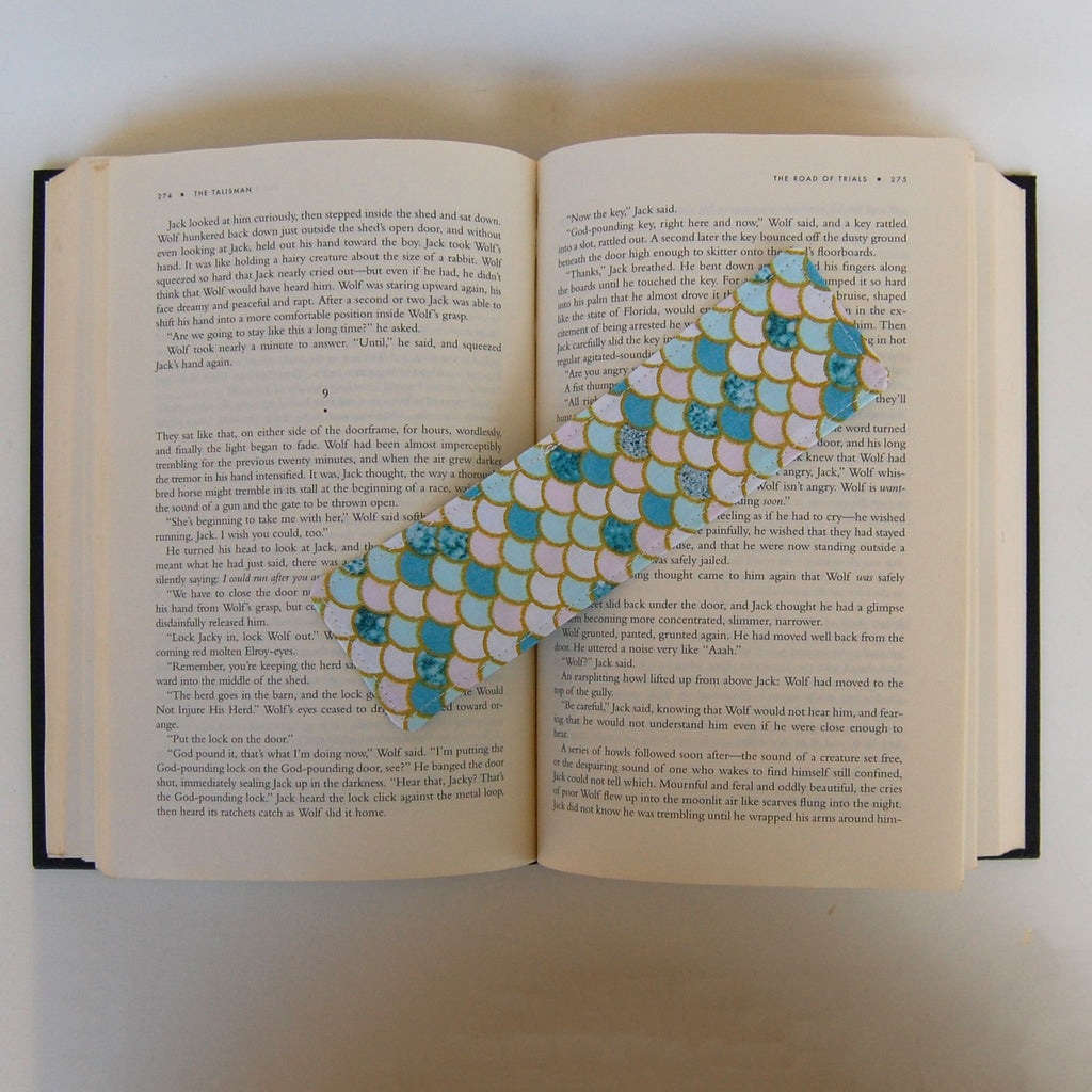 Mermaid Tail Fabric Bookmark