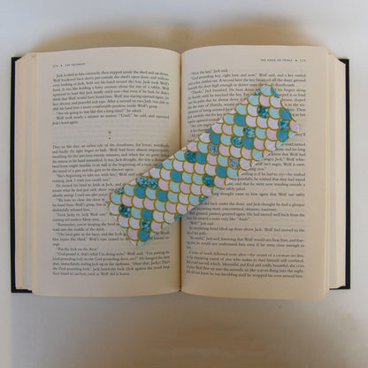 Mermaid Tail Fabric Bookmark