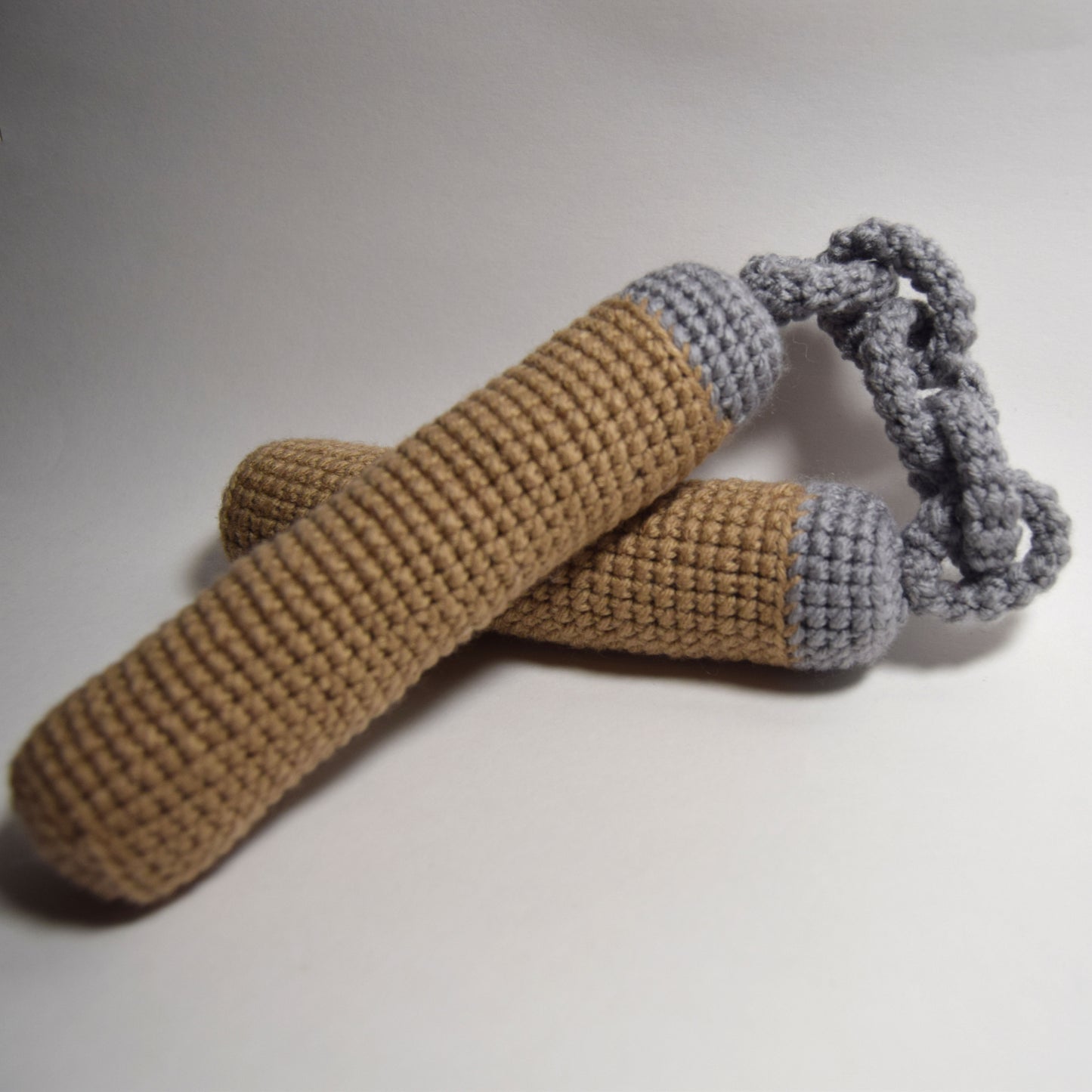 Nunchucks Crochet Pattern + Coloring Page