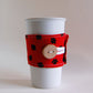 Paw Print Cotton Cup Sleeve