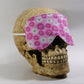 Pink Floral Eye Mask with Adjustable Strap
