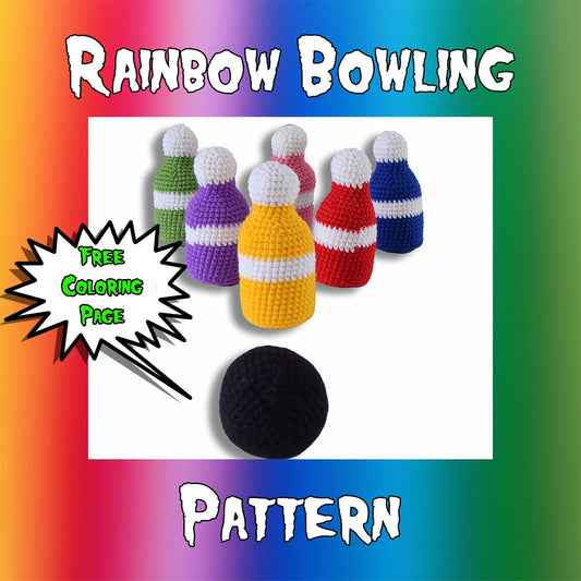 Rainbow Bowling Crochet Pattern