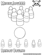 Rainbow Bowling Crochet Pattern