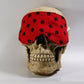 Red with Paw Prints Cotton Sleep Mask