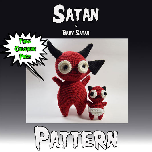 Satan & Baby Satan Crochet Pattern