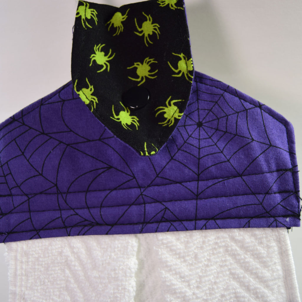 Spooky Spiders Hanging Tea Towels (2 pack)