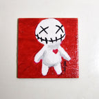 Voodoo Doll Small Canvas Panel