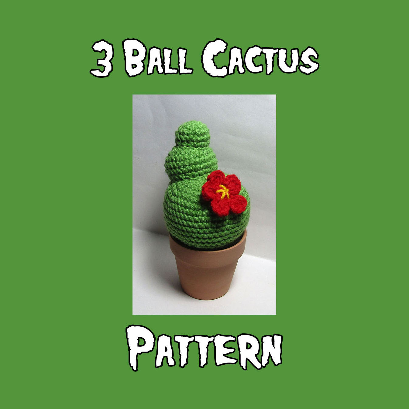 Ball Cactus Amigurumi Pattern