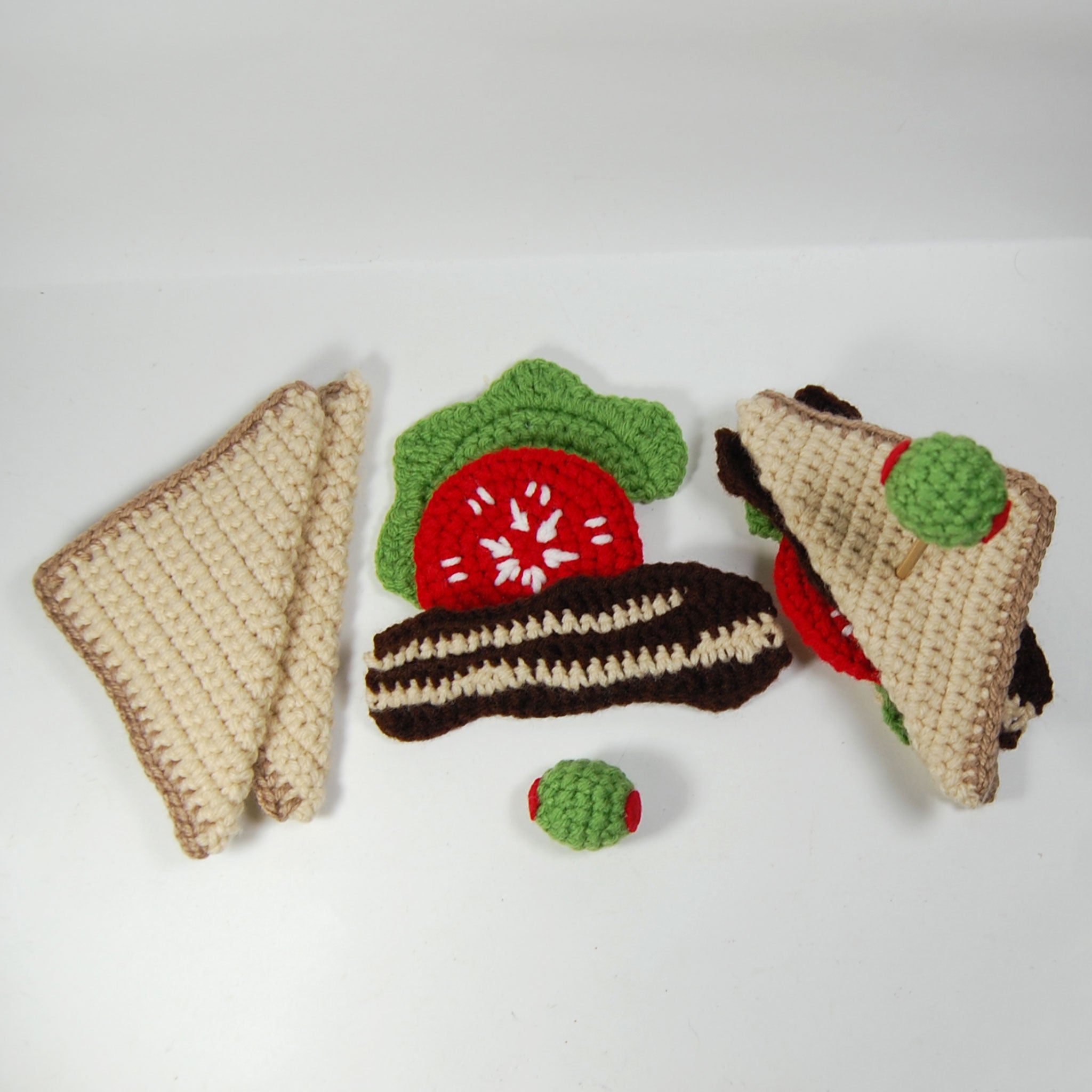 BLT Sandwich Crochet Pattern