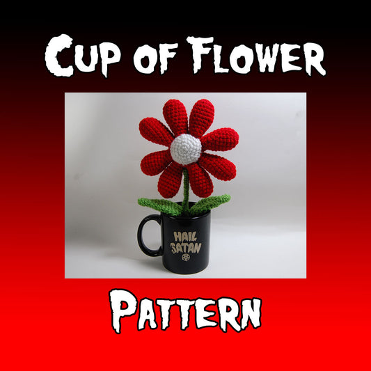 Cup of Flower Crochet Pattern