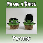 Frank n Bride Cupcake Pattern