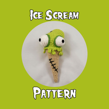 Ice Scream Cone Crochet Pattern