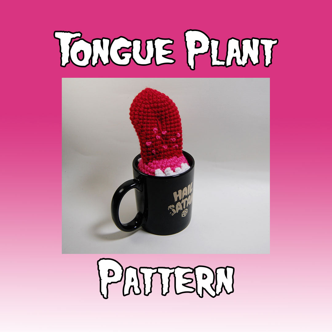 Tongue Plant Crochet Pattern