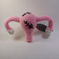 Angry Cuterus with Knife Crochet Pattern