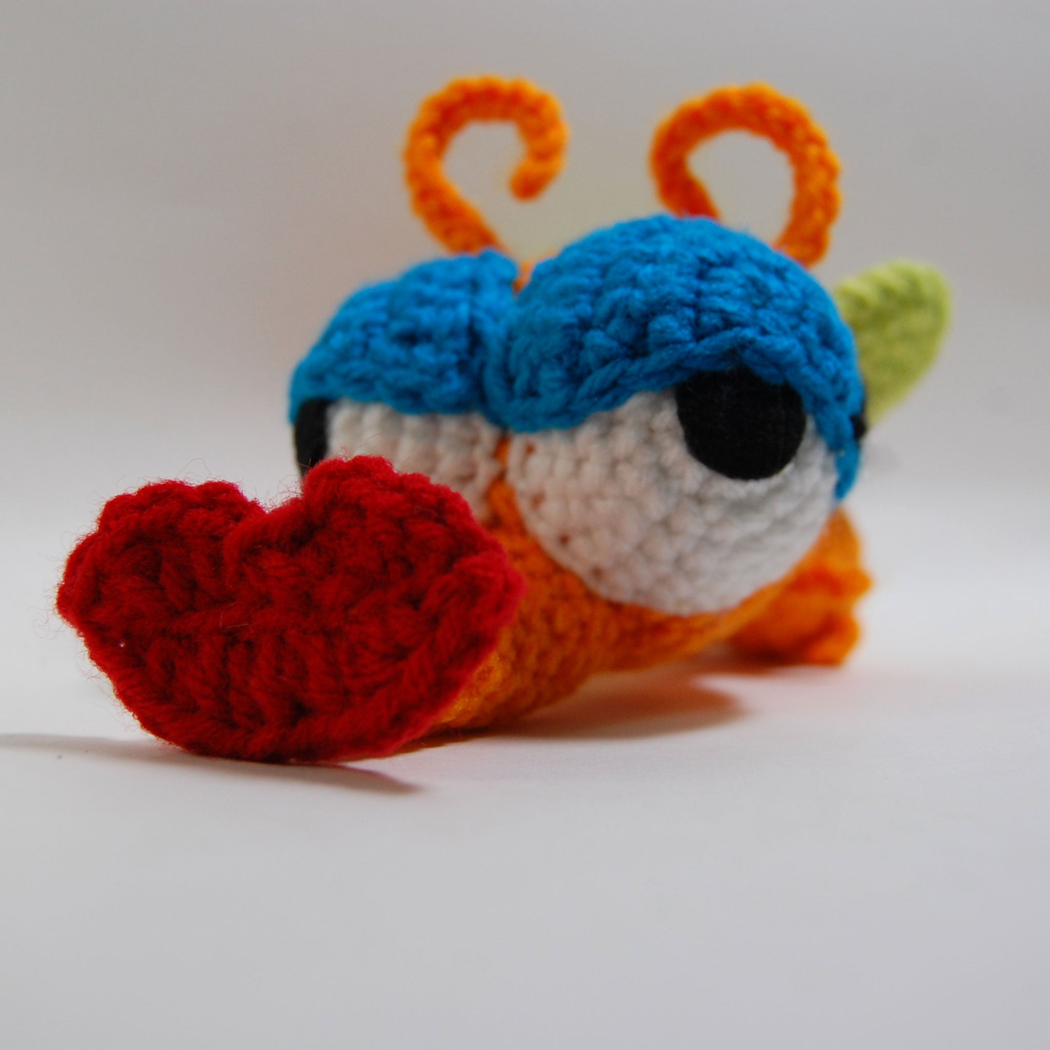 BleepBlorp Lovebug Crochet Pattern + Coloring Page