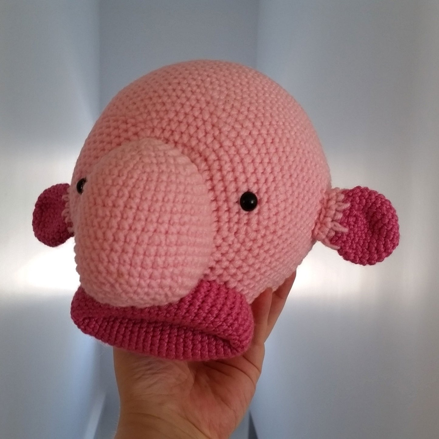 Blobfish Amigurumi Faux Taxidermy