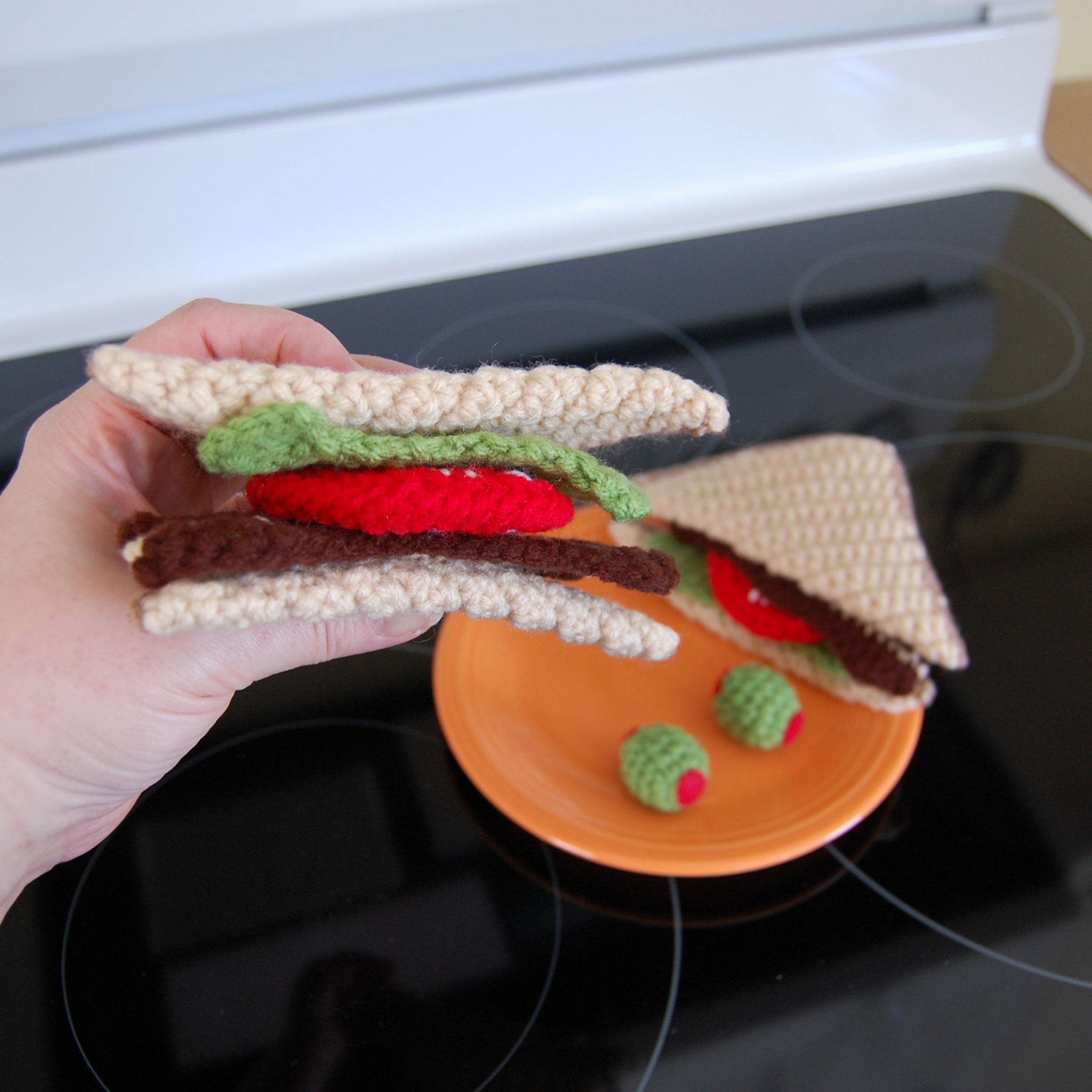 BLT Sandwich Crochet Pattern