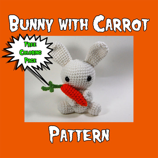 Bunny with Carrot Pattern