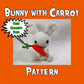 Bunny with Carrot Pattern