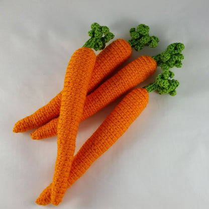 Carrot Crochet Pattern + Coloring Page